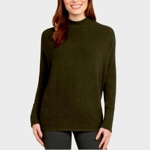 Matty M Forest Green Long Sleeve Sweater Large